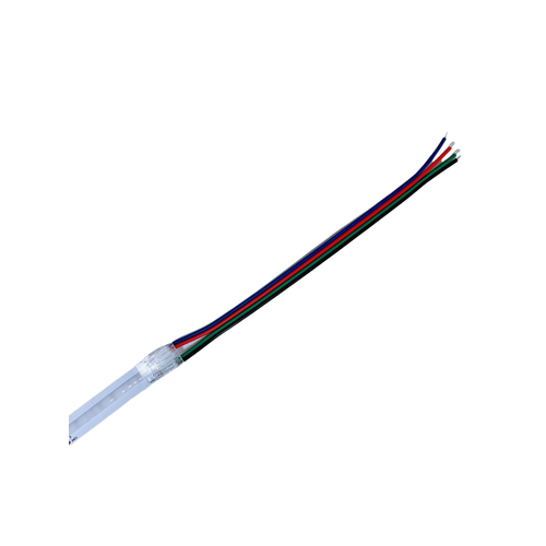 LED-strip connector voor losse draden - 10mm, RGB COB, IP20, 5V-24V