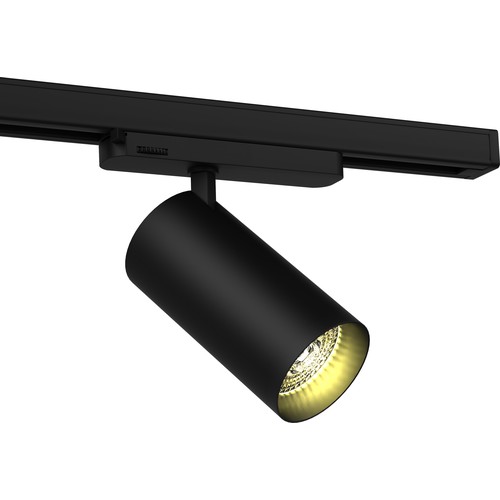 30W 3-fase RA90 spanningsrail spot - 100 lm/W, 36 graden, Zwart, Philips LED