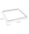 Frame voor 60x60 LED-paneel - Snel te monteren, plastic hoeken, zonder zichtbare schroeven, witte rand