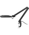 LED loeplamp met klem x1.75 9W - Zwart