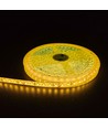 5m 10W/m Gele LED strip - 24V DC, IP65, 120 LED's per meter