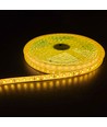 5m 10W/m Gele LED strip - 24V DC, IP65, 120 LED's per meter