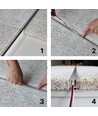Troldtekt-rail 120 cm voor LED-strips - Verzonken, verlengbaar
