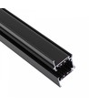 1m 3-fase spanningsrail - Zwart, 100cm, IP20, voor railspots