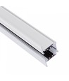 100cm 3-fase inbouwrail - Wit, SPS 2, aluminium, IP20, voor 230V railsysteem