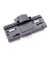 Pendeladapter / lamphouder voor 3-fase rail - Zwart, Spectrum