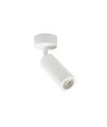 GU10 mini wand/plafondspot - Wit, opbouw, IP20, zonder lichtbron