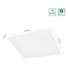 60x60 LED paneel, 30W - 137lm/W, 4100lm, 3000K, 5 jaar garantie, witte rand