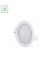 6W Algine 2-in-1 inbouw/opbouw paneel - 125lm/W, Ø11,5cm, 3000K, witte rand, rond