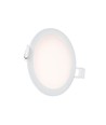 6W Algine 2-in-1 inbouw/opbouw paneel - 125lm/W, Ø11,5cm, 3000K, witte rand, rond
