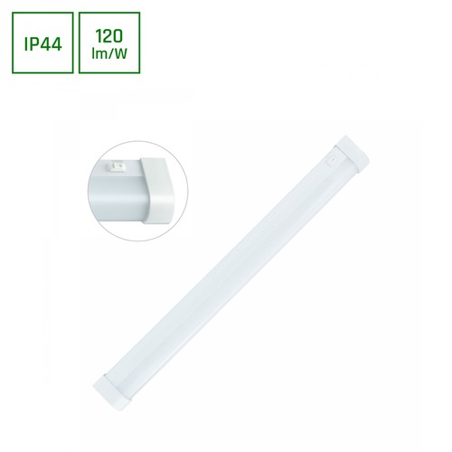 60cm 15W Aquatica LED-armatuur - IP44, rond, voor de badkamer of keuken