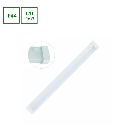 60cm 15W Aquatica LED-armatuur - IP44, vierkant, voor de badkamer of keuken