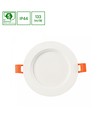 12W Ø14cm DURE 3 MAX inbouwpanel - 133lm/W, IP44 badkamer, wit, Gat: Ø11cm, 5 jaar garantie