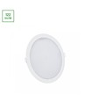 18W Ø22cm Algine 2-in-1 inbouwpaneel - 122lm/W, 4000K, witte rand, rond, inbouw of opbouw