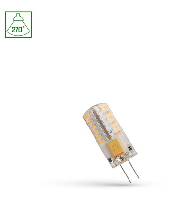 G4 2W LED lamp, 12V - 175lm, 6500K, koud wit, 270° stralingshoek