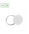 32W LED plafondlamp met sensor - Ø38cm, 3000K, 3380lm, witte rand, ingebouwde bewegingssensor
