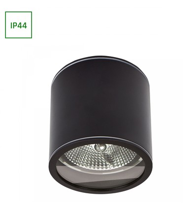 CHLOE AR111 GU10 IP44 118X114 ROND ZWART