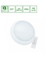 30W NYMPHEA CITY PRO 2 LED plafondlamp met sensor - 4400lm, CCT, IP65, IK08, incl. afstandsbediening, 5 jaar garantie