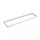 Hoge rand voor 120x30 LED-paneel - Snel te monteren, kunststof hoeken, zonder zichtbare schroeven, witte rand