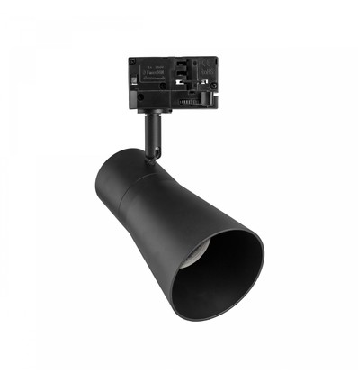MADARA SCANDI 3-fase spanningsrail spot voor GU10 - Zwart, aluminium, zonder lichtbron, 3F4W