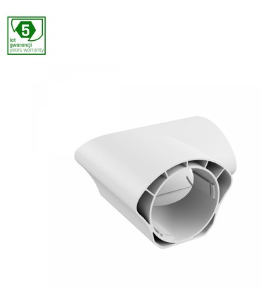 LIMEA VARIO L-connector voor armatuur - Wit, PC kunststof, 5 jaar garantie