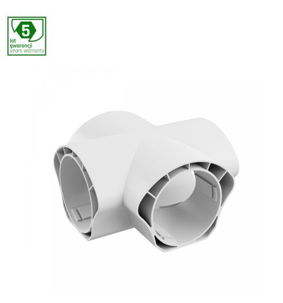 LIMEA VARIO X koppelstuk voor vochtige ruimtes - Wit, IP65, 120x120x70 mm, voor binnen- en buitengebruik
