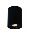 Chloe GU10 opbouwspot - Zwart, aluminium, Ø9,4cm, IP20, zonder lichtbron
