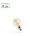 E14 5,5W LED kogellamp - 120lm/W, 660lm, filament, 300° beam, warm wit