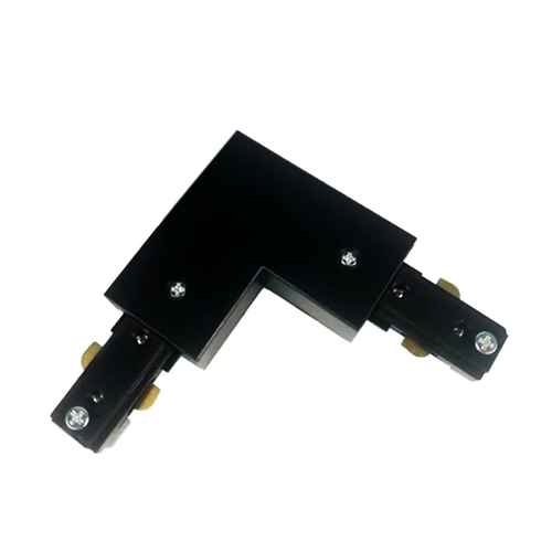 LEDlife L-connector voor rails spots - Zwart, 1-fase, 1F3W