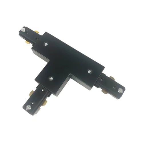 LEDlife T-connector voor rails spots - Zwart, 1-fase