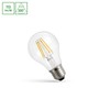E27 4W LED A60 Filament - Warm wit, Helder