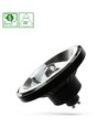 GU10 10W LED spot - AR111, 20° stralingshoek, 5 jaar garantie, zwarte behuizing
