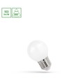 E27 4W LED kogellamp - 100lm/W, mat glas, warm wit