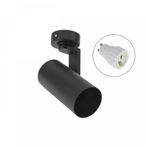 Wand-/plafondspot GU10 - Zwart, zonder lichtbron