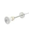 MADARA MINI II Hanglamp GU10 - Fitting zonder lichtbron, 230V, IP20, Ø55x200mm, Wit
