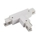 T-connector voor 3-fase rails - Rechts, wit, Spectrum
