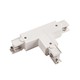 T-connector voor 3-fase rails - Rechts, T2, wit, Spectrum