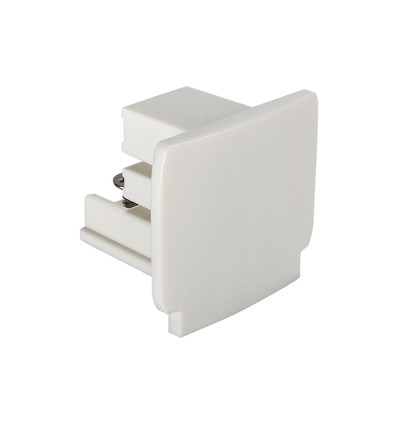 Eindstuk voor 3-fase rails - Wit, Spectrum