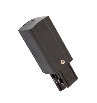 Aansluiting voor 3-fase rails - Links, Zwart, Spectrum