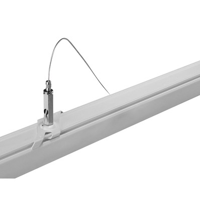 Ophangset voor 3-fase rails - Wit, 8m, Spectrum