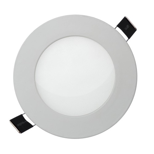 Algine Eco LED 12W Rond 230V IP20 Koud Wit, Plafondpaneel Wit Frame