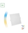 12W Algine Smart CCT inbouwpanel - Wi-Fi dimbaar, 16,2x16,2 cm, vierkant, instelbare lichtkleur