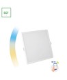 Algine 22W Smart CCT+Dimbaar LED inbouwpanel - Vierkant, Wi-Fi, 2000lm, IP20, Gat: 20,5x20,5 cm, Afmeting: 21,5x21,5 cm