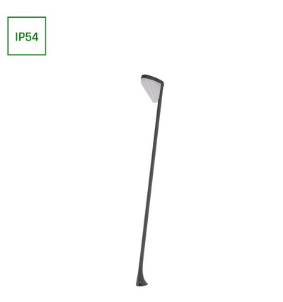 7W AQUATIQUE LED tuinlamp - IP54, warm wit, schuin, incl. lichtbron