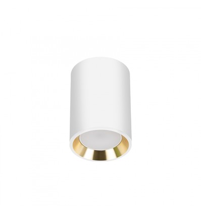 CHLOE Mini P20 Rond - Behuizing wit, Ring goud, Rand wit, Zonder lichtbron