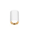 CHLOE Mini P20 Rond - Behuizing wit, Ring goud, Rand wit, Zonder lichtbron