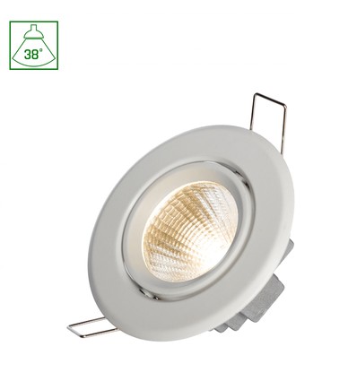 6W LED wandlamp - IP20, 4000K, wit, vierkant