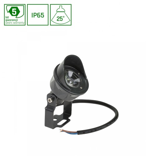 FLORI Spot 5W - 25°, 24V, Warm Wit, IP65
