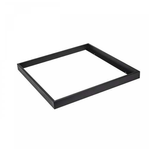 60x60 opbouwframe voor LED paneel, zwart - 600x600x50 mm, aluminium