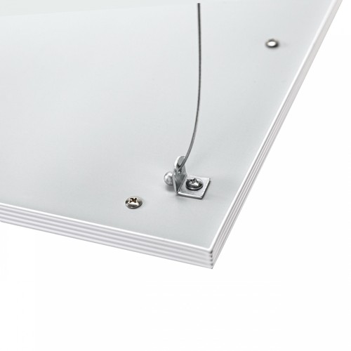 Draadophanging voor 60x60 en 30x120 LED-panelen - 4 st. set, 100cm, zilver